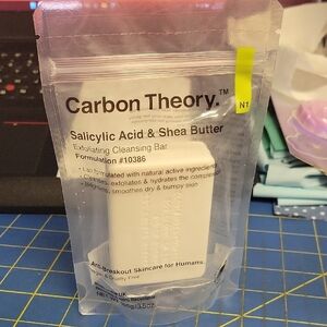 Carbon Theory Exfoliating Cleansing Bar New Sealed Bag